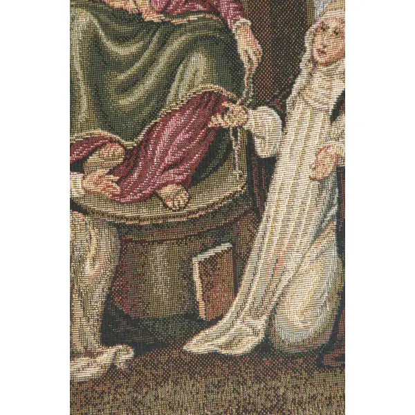 Our Lady Of Pompei European Tapestries - 13 in. x 18 in. Cotton/Polyester/Viscose by Charlotte Home Furnishings | Close Up 2