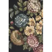 Floral Bouquet Words by Lucio Battisti Italian Wall Tapestry | Close Up 1