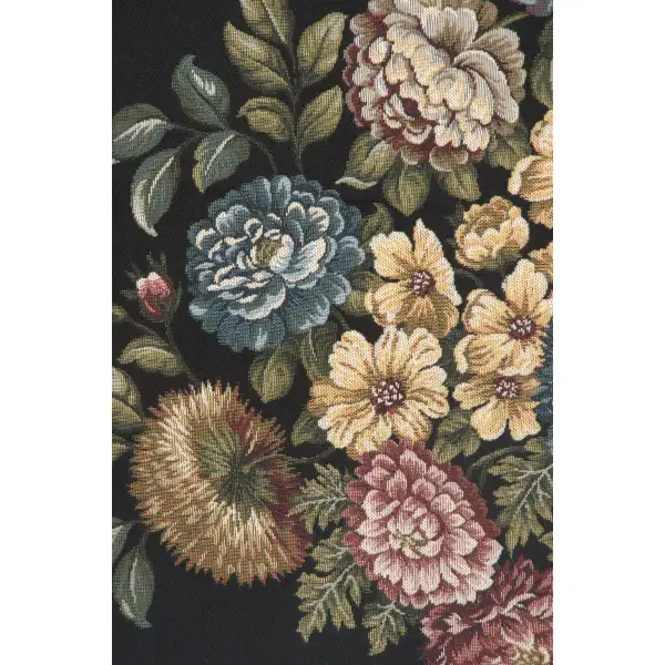 Floral Bouquet Words By Lucio Battisti European Tapestries - 84 in. x 53 in. Cotton/Polyester/Viscose by Lucio Battisti | Close Up 1