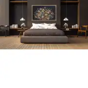 Floral Bouquet Words by Lucio Battisti Italian Wall Tapestry | Life Style 1