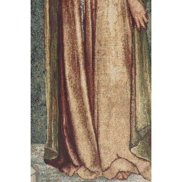 Saint Clare In Arch European Tapestries - 17 in. x 25 in. Cotton/Polyester/Viscose by Charlotte Home Furnishings | Close Up 2