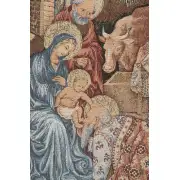 Nativity Adoration European Tapestries - 53 in. x 41 in. Cotton/Polyester/Viscose by Zanobi Strozzi | Close Up 1