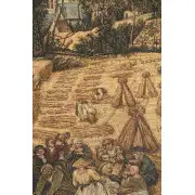 Harvest I Italian Tapestry - 40 in. x 26 in. Cotton/Viscose/Polyester by Pieter Bruegel | Close Up 1