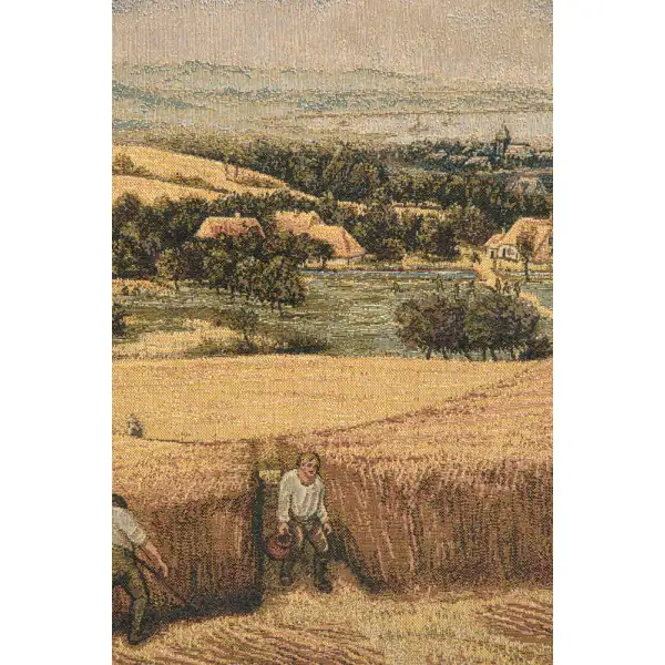 Harvest I Italian Tapestry - 40 in. x 26 in. Cotton/Viscose/Polyester by Pieter Bruegel | Close Up 2