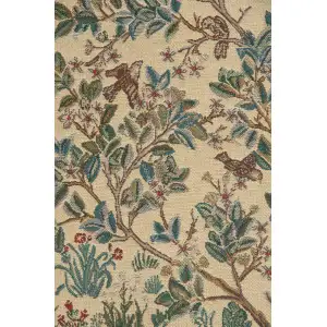 The Tree Of Life Beige Belgian Tapestry - 43 in. x 57 in. Cotton/Viscose/Polyester by William Morris