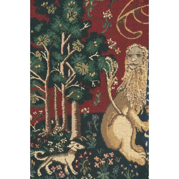 The Lady And The Organ II Belgian Tapestry - 42 in. x 34 in. Cotton/Viscose/Polyester by Charlotte Home Furnishings | Close Up 2
