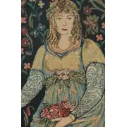 The Flora Belgian Tapestry - 22 in. x 39 in. Cotton/Viscose/Polyester by William Morris | Close Up 1