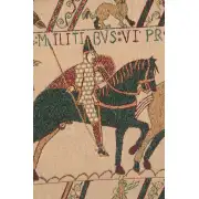 Bayeux William's Troops Belgian Tapestry - 76 in. x 28 in. Cotton/Viscose/Polyester by Charlotte Home Furnishings | Close Up 1