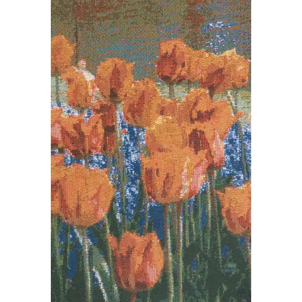 Keukenhof VII Belgian Tapestry - 22 in. x 34 in. Cotton/Viscose/Polyester by Charlotte Home Furnishings | Close Up 1