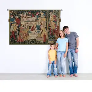 Vendages (Yellow) European Tapestry Wall Hanging