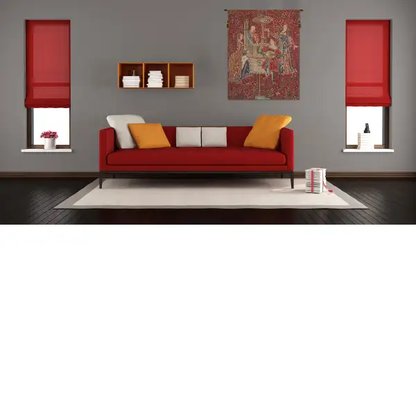 The Concert (Red) Belgian Tapestry | Life Style 1