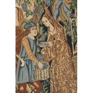 Vendages Rust Belgian Tapestry - 70 in. x 42 in. Cotton/Viscose/Polyester by Charlotte Home Furnishings Inc