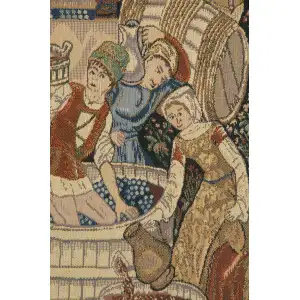 Vendages Rust Belgian Tapestry - 70 in. x 42 in. Cotton/Viscose/Polyester by Charlotte Home Furnishings Inc