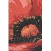 Poppies I Belgian Couch Pillow | Close Up 2