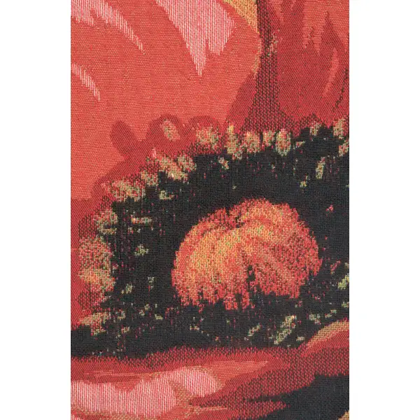 Poppies I Belgian Cushion Cover | Close Up 2