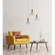 Poppies V Belgian Couch Pillow | Life Style 1