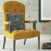 Fleurs de Morris Blue Belgian Couch Pillow | Life Style 1