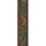 Hunt Of The Boar I Tapestry Bell Pull - 6 in. x 42 in. Cotton/Viscose/Polyester by Charlotte Home Furnishings | Close Up 1