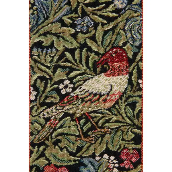 Birds I Belgian Bell Pull | Close Up 2