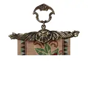 Tree of Life - Pastel I Belgian Bell Pull | Close Up 4