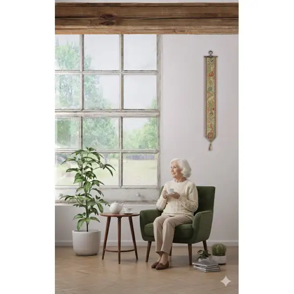 Tree of Life - Pastel I Belgian Bell Pull | Life Style 2