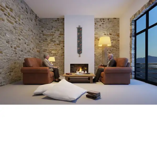 Fleurs de Morris (Blue) I Belgian Bell Pull | Life Style 2