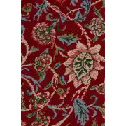Fleurs de Morris (Red) I Belgian Bell Pull | Close Up 3