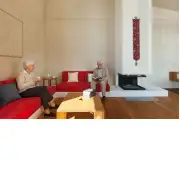 Fleurs de Morris (Red) I Belgian Bell Pull | Life Style 2