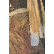 The Girl with the Pearl Earring I Belgian Wall Tapestry | Close Up 2