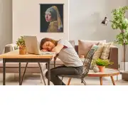 The Girl with the Pearl Earring I Belgian Wall Tapestry | Life Style 2