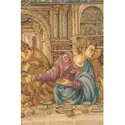 The Last Supper VII Italian Tapestry - 62 in. x 26 in. AViscose/polyesterampacrylic by Leonardo da Vinci | Close Up 2