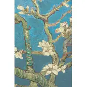 Amandier Belgian Tapestry Wall Hanging - 55 in. x 39 in. Cotton/Vicose/Polyester by Vincent Van Gogh | Close Up 1