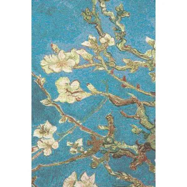 Amandier Belgian Tapestry Wall Hanging - 55 in. x 39 in. Cotton/Vicose/Polyester by Vincent Van Gogh | Close Up 2