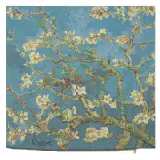 Van Gogh's Almond Blossoms Belgian Cushion Cover - 18 in. x 18 in. Cotton/Viscose/Polyester by Vincent Van Gogh | Close Up 1