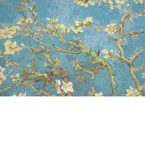 Van Gogh's Almond Blossoms Belgian Cushion Cover - 18 in. x 18 in. Cotton/Viscose/Polyester by Vincent Van Gogh | Close Up 3