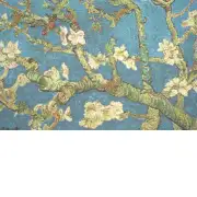 Van Gogh's Almond Blossoms Belgian Cushion Cover - 18 in. x 18 in. Cotton/Viscose/Polyester by Vincent Van Gogh | Close Up 4