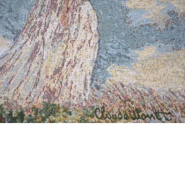 Monet's Lady With Umbrella Belgian Cushion Cover - 18 in. x 18 in. Cotton/Viscose/Polyester by Claude Monet | Close Up 3