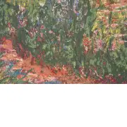 Monet's Japanese Bridge Belgian Sofa Pillow Cover | Close Up 3