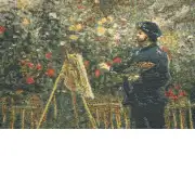 Monet Painting Belgian Sofa Pillow Cover | Close Up 2