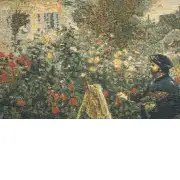 Monet Painting Belgian Sofa Pillow Cover | Close Up 3