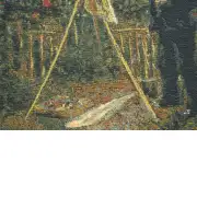 Monet Painting Belgian Sofa Pillow Cover | Close Up 4