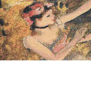 The Dancers Belgian Cushion Cover - 18 in. x 18 in. Cotton/Viscose/Polyester by Degas