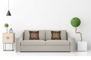 The Wine Press II Belgian Sofa Pillow Cover