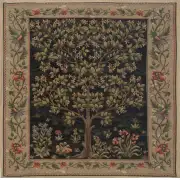 Tree Of Life Beige II Belgian Cushion Cover - 18 in. x 18 in. Cotton/Viscose/Polyester by William Morris | Close Up 1