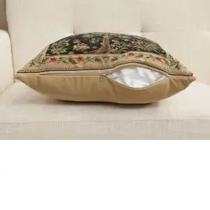 Tree Of Life Beige II Belgian Cushion Cover - 18 in. x 18 in. Cotton/Viscose/Polyester by William Morris