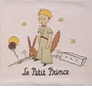 The Little Prince Belgian Cushion Cover - 18 in. x 18 in. Cotton/Viscose/Polyester by Antoine de Saint-Exupery | Close Up 1