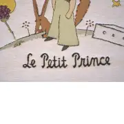 The Little Prince Belgian Cushion Cover - 18 in. x 18 in. Cotton/Viscose/Polyester by Antoine de Saint-Exupery | Close Up 3