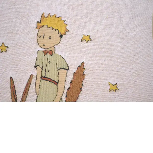 The Little Prince Belgian Cushion Cover - 18 in. x 18 in. Cotton/Viscose/Polyester by Antoine de Saint-Exupery | Close Up 4
