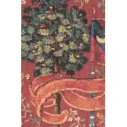 Unicorn And Lion Belgian Tapestry Bell Pull - 6 in. x 44 in. Cotton/Viscose/Polyester by Charlotte Home Furnishings | Close Up 1