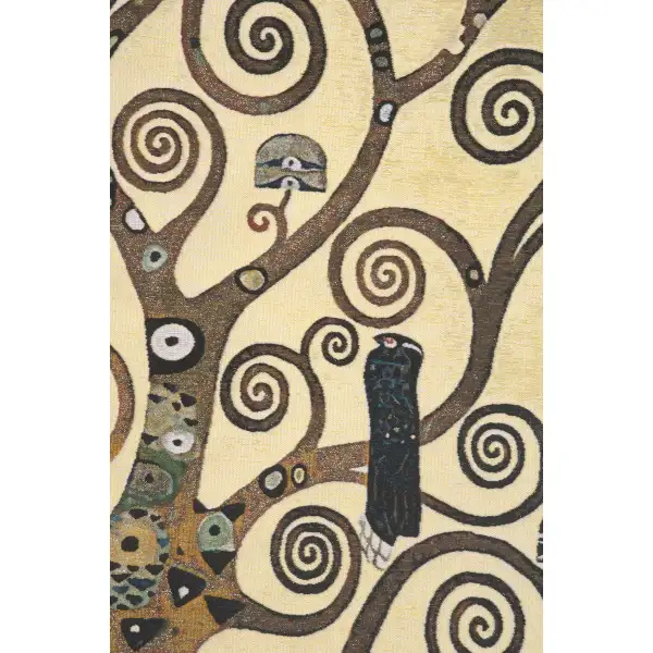 Lebensbaum Klimt Tree of Life Belgian Tapestry Wall Hanging | Close Up 2